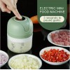Quality Life Wireless Electric Mini Food Chopper 250ML Color Green
