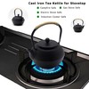 YJX 40.6 fl oz Cast Iron Teapot Set, Japanese Tetsubin