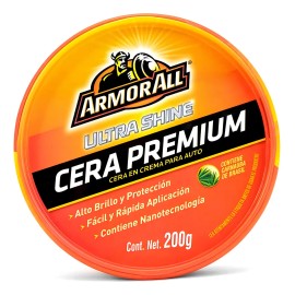 Cera Premium Armor All Para Carroceria Ultra Brillo 200g