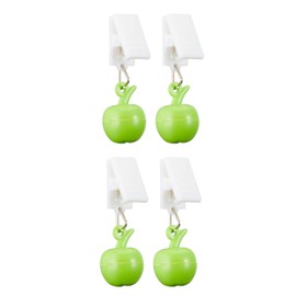 MIK funshopping Set of 4 tablecloth weights with clamping force, tablecloth weights, ideal for the laid table (apple)