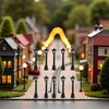 aoukoslt 10PCS Mini Street Light Model Railway Train Lamp Miniature