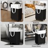 HomeHacks 75L Rolling Laundry Basket with Wheels, Collapsible & Waterproof