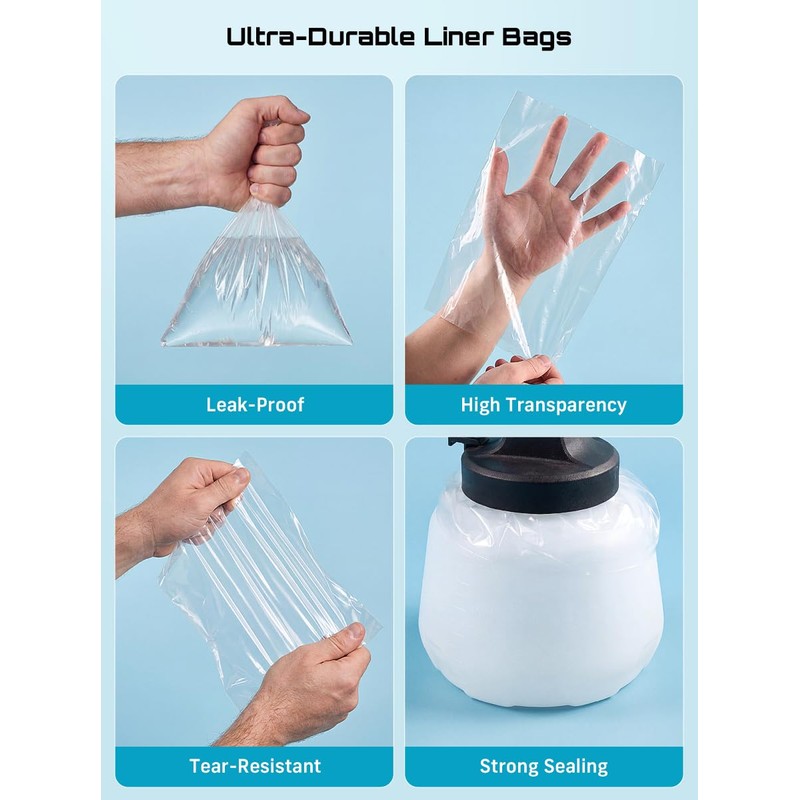 100PCS Paint Sprayer Bags 7.8"x11.8"
