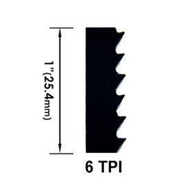 DOODNER 2PCS 1790mm Band Sawblade, 6 TPI X 70 1/2 Inch Compact Band Saw Blade, Bandsaw Blade For HBS261 921400 10-305 10-3061