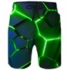 ALISISTER Men's Swimming Trunks Summer Swimming Shorts 3D Print Quick