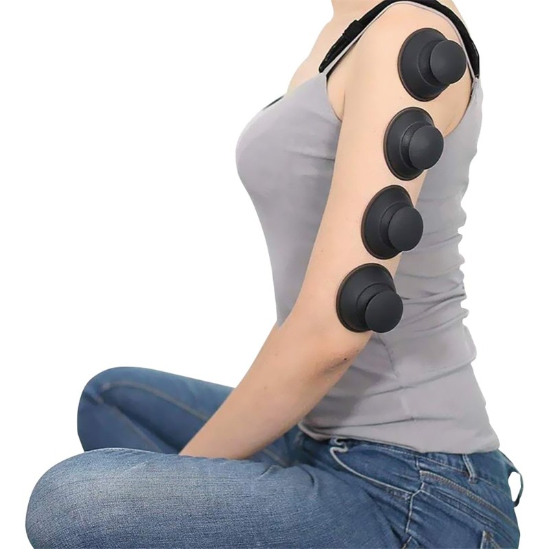 TRAKK Cupping Therapy Set for Blood Circulation, Black