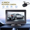 LEDON 4.3" HD Monitor Reverse Camera Rear View Backup Parking