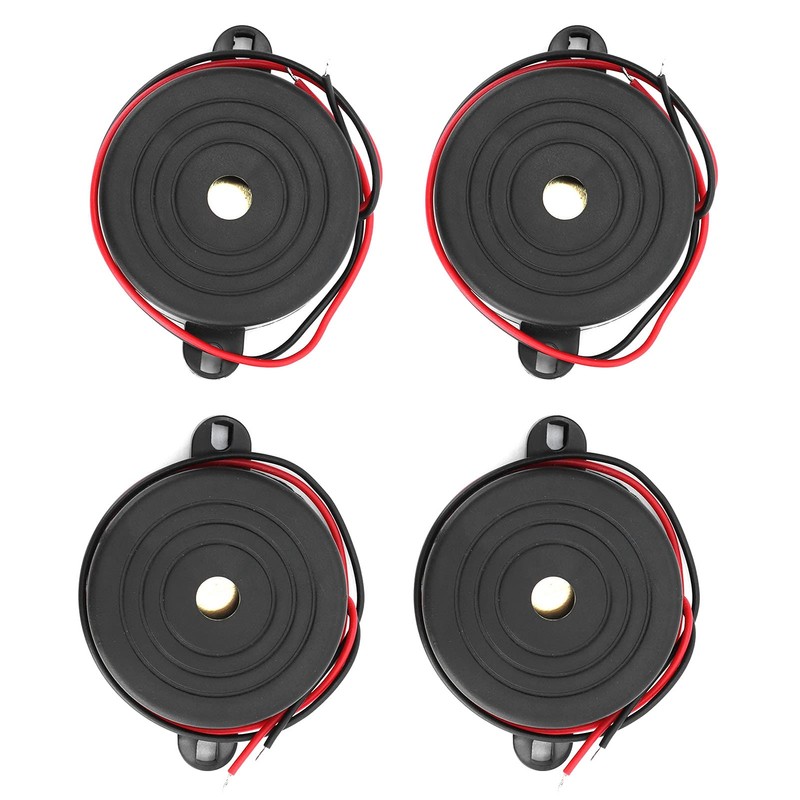 4 x 12 V alarm buzzer, DC3-24 V, 95 dB,