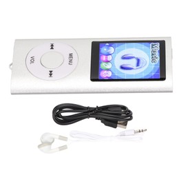 MP3 Player 1.8 Inch Color Display Screen Multifunctional Portable MP3 Music PlayerSilver