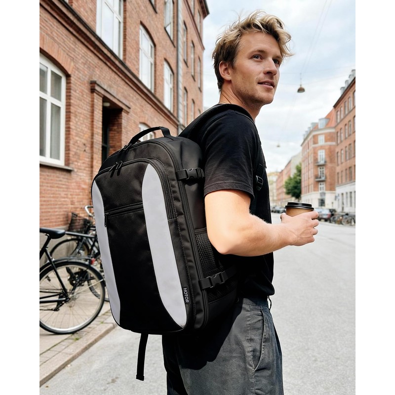HOTOR Travel Backpack - TSA-Friendly Carry-On Backpack for Men &