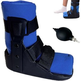 Algeos Darco Air Traveller Fracture Boot (Short Version) - Lightweight Economical Pneumatic Ankle Support Brace for Foot Injuries, Sprains & Post-op Ankle Support | Prescribed Medical Boot