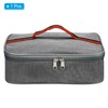PATIKIL 12"x9"x3" Insulated Lunch Bag Portable Food Container Bag Flat