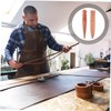 DOITOOL 2Pcs Leather Burnishing Tool Ergonomic Wooden Edge Burnisher for