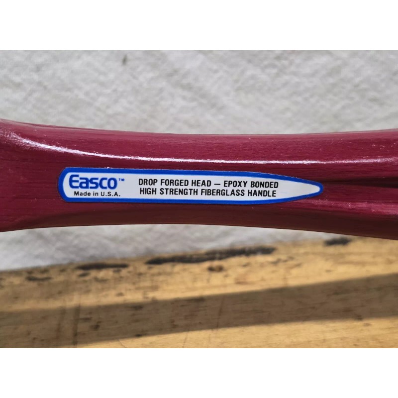 Vintage Easco 16oz Curved Claw Hammer Fiberglass Comfort Handle No