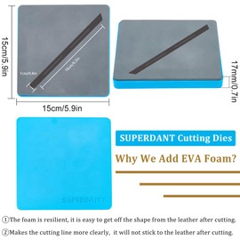 SUPERDANT Leather Braided Earrings Cutting Die Dangle Earrings Wings Die Cutter Women Girls Pendant Die Cuts Machine Faux Leather Dies for Crafters Large Size Earring Jewelry Gifts DIY Decoration