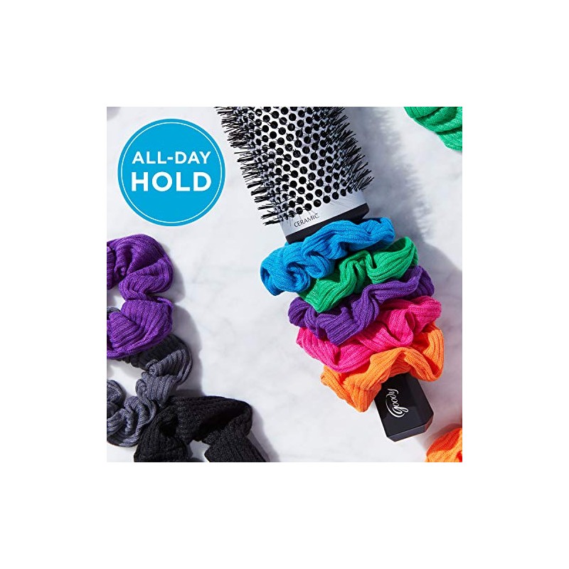 Goody Ouchless Scrunchie para mujer, Multicolor, 8 unidades