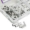 WMYCONGCONG 200pcs Bare Crimp Sleeves B Shape 0.5-10MM² BN0.75 1.25