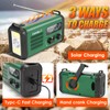 Emergency Radio - 20000mah Weather Radio with NOAA/AM/FM, Solar Hand