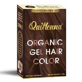 byPureNaturals Organic Damage Free Gel Hair Color 3G Coffee Brown 120g