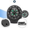 SOULONG Mini Pocket Survival Compass Compact Mini Compass for Watches