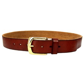 Falari Men's Classic 100% Full Grain Leather Belt 38mm Enclosed in a Gift Box 9025 - Multi -