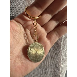 Maijewelry Basketball Keychain, Sport Fan Keychain, Gold Metal Keychain, Gift Idea