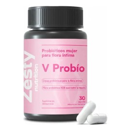 Zesty Probiótico Vaginal Equilibrado Flora Femenina Sabor