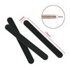 20 Pack 100/180 Grit Nail Files, Black Professional Reusable Emery