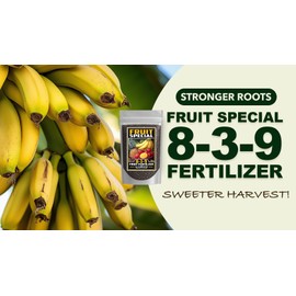Fertilizer Commercial Grade | Fruit Special 8-3-9 | 5 Ounces | Custom Professional Mix Blend | Macronutrients & Micronutrients | Tropical Fruit Plants & Trees | Flowering Post-Harvest Recovery Formula