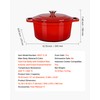 VEVOR VEVOR Enameled Cast Iron Dutch Oven, 6 Quart Pot