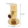 Brass Hot/Cold Water, Bathroom Installation Washbasin Taps, Shut Off Faucet,