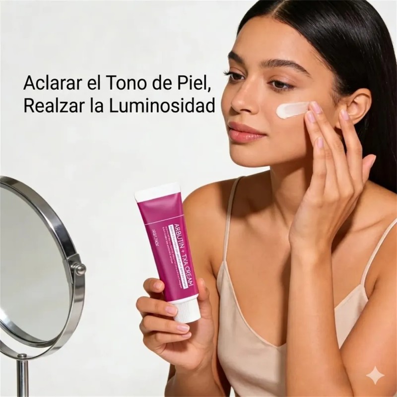 Crema Facial Despigmentante Con Ácido Tranexámico Y Arbutina