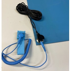 Waterun ESD Anti Static Grounding Mat with Wrist Strap & Ground Cord , 2' Wide x 5' Long