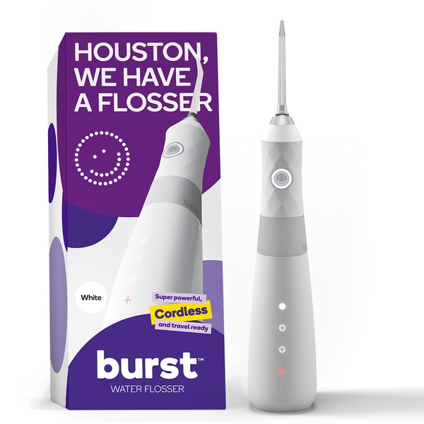 BURST Electric Water Flosser for Teeth Cleaning (3 Modes/White) |