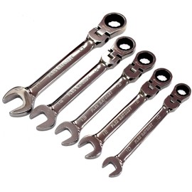 SK11 SGR-F5SET Flex Ratchet Wrench Set 0.4 - 0.7 inch (10 - 17 mm)