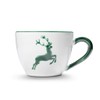 GMUNDNER KERAMIK Tea Cup Maxima Capacity 0.4 Litres Green Deer