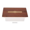 Tissue Box Large Capacity Recessed Mount Toilet Paper Dispenser for