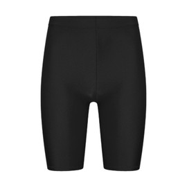 Girls Cycling Shorts Stretchy Dance Gymnastics Sports School Summer Plain Hot Pants Black Biker Short 11-12 Years
