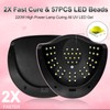 LKE 220W UV LED Nail Lamp, Professional Gel Dryer with