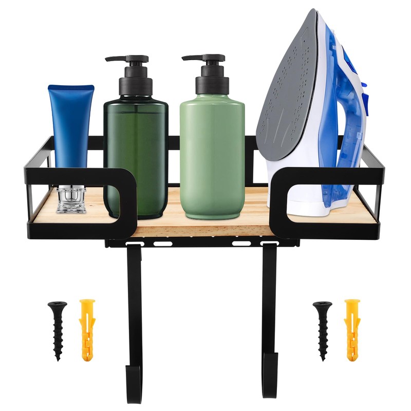 Ironing Board Holder Wall Mount, Metal Ironing Board Hanger with