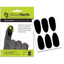 GloveTacts 超薄型導電性タッチスクリーンステッカー 手袋をタッチする最も簡単な方法