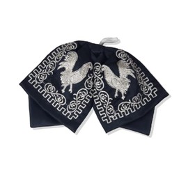 Black Bow tie charro Gala Mexican party costume Color Gold Fiesta Mexicana