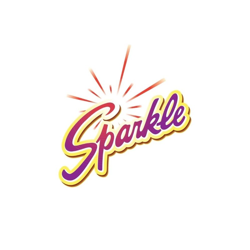 Sparkle Glass Cleaner Spray Refill Bottle, Ammonia-Free Glass Cleaner, Leaves