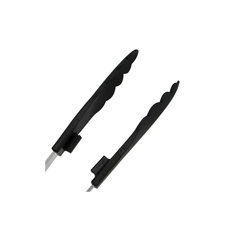 PRO SERIES 抗菌耐熱ストッパー付 マルチトング 中 ブラック