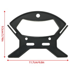 FMHXG 5PCS Nylon Rope Winder with No Rope Included 11.2x9.1cm Cord Organizer Power Strip Cord Reel Suitable for Organizing String Lights Charging Cables Fishing Lines Black