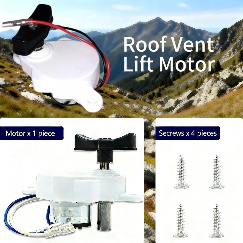 K6010-81 OEM Roof Vent Lift Motor Compatible with Dometic Fan-Tastic