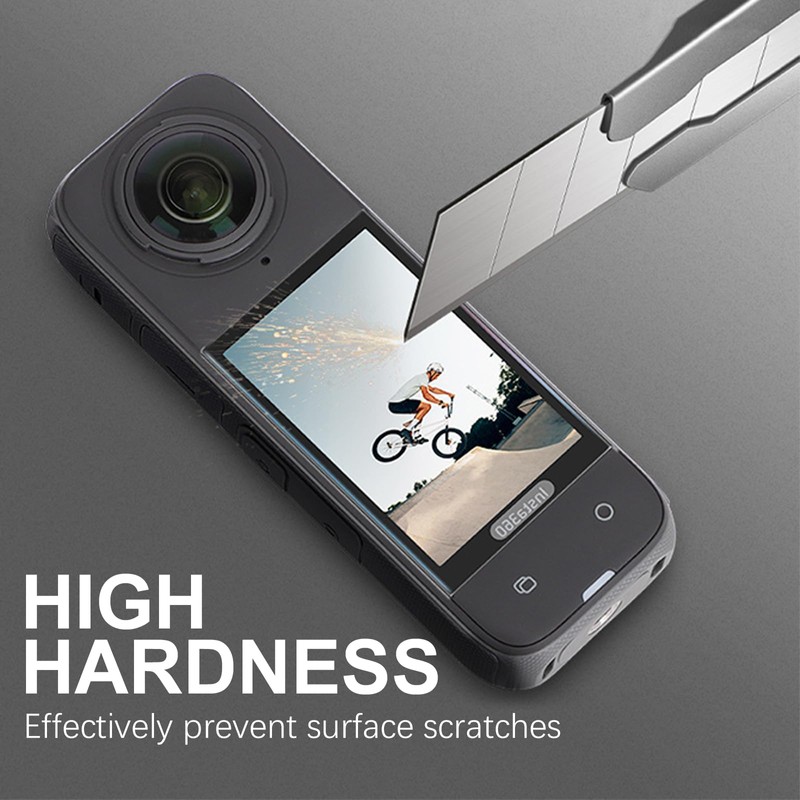 Thoquene Pack of 2 Screen Protectors for Insta 360 X4,