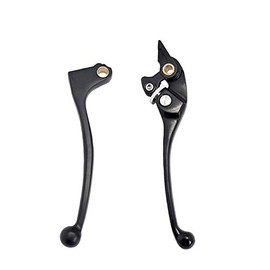 SYUU Aluminium Motorcycle Brake Lever & Clutch Lever Set for Honda CBR 600 F1/F2/F3/F4/F4i 1987-2007 CBR 900 RR 1993-1999 CB 900 919 Hornet 2002-2006 CB 600 Hornet 1998 2006 Black