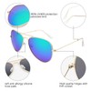 livho Sunglasses for Men Women Aviator Polarized Metal Mirror UV