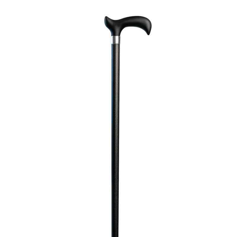 Carbon Fiber with Soft Touch Handle (Black)